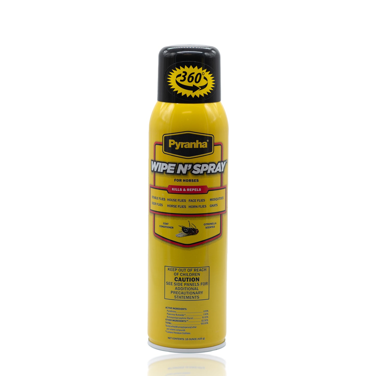 Pyranha Wipe N’ Spray – Horse Fly Spray & Insect Repellent
