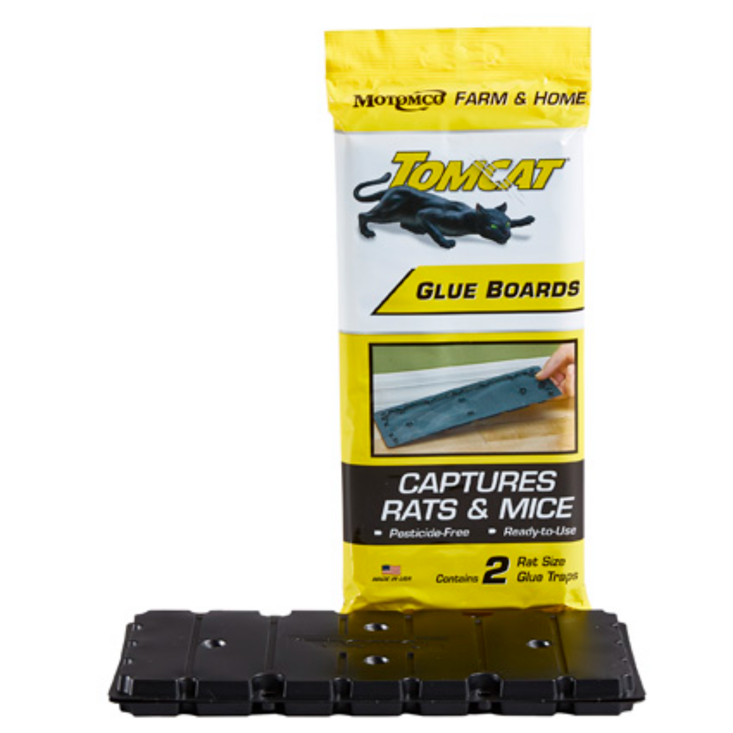 Tomcat Glue Boards | Rodent & Insect Traps (2-Pack)