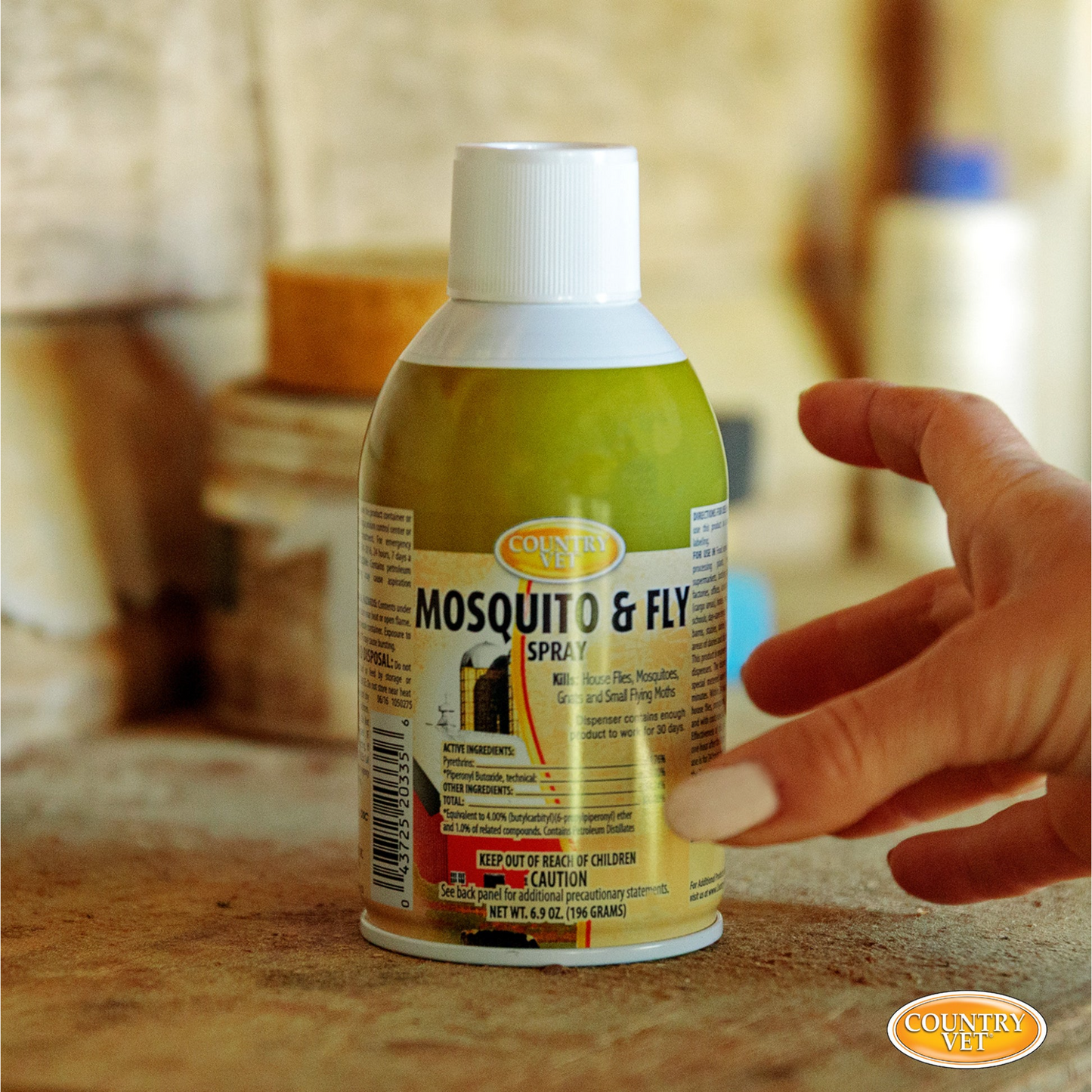Country Vet Metered Mosquito & Fly Spray | 30-Day Refill