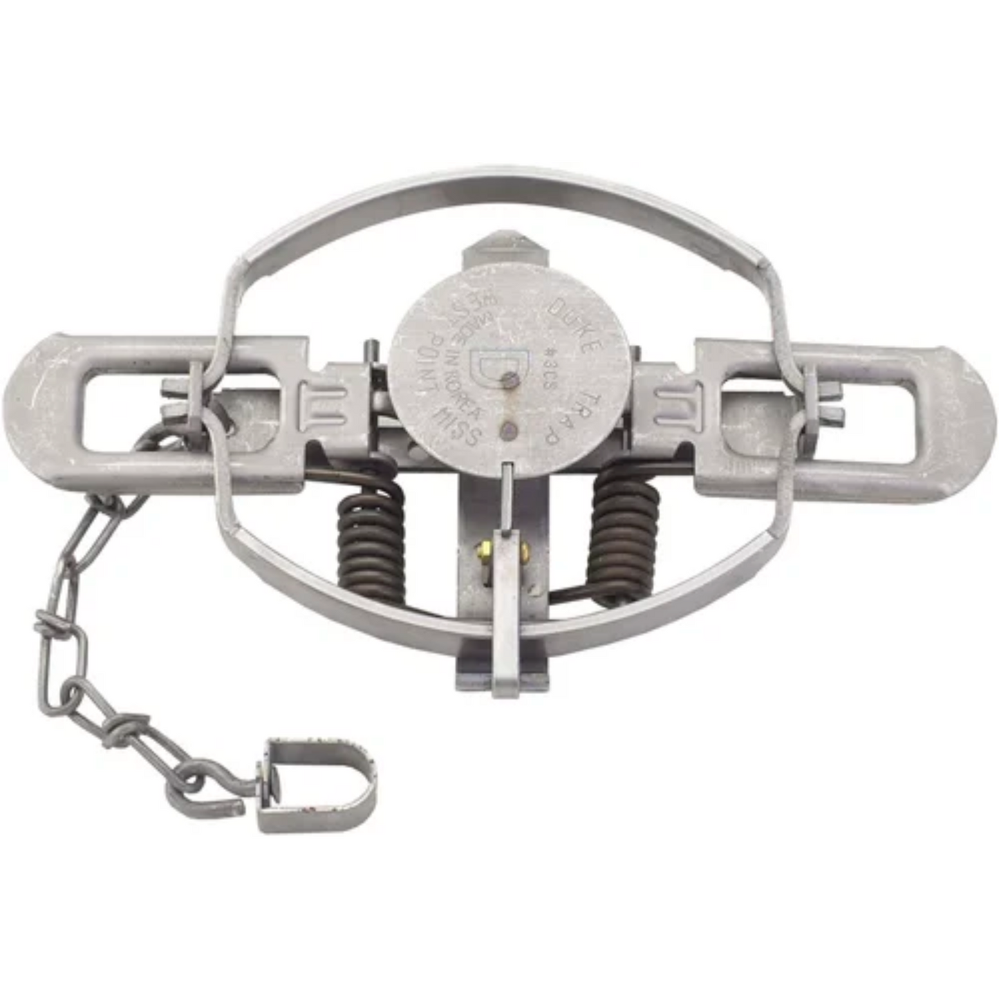 Duke 3 CS Steel Foot-Hold Trap | 6" Jaw Spread for Beaver, Bobcat, Coyote, Lynx