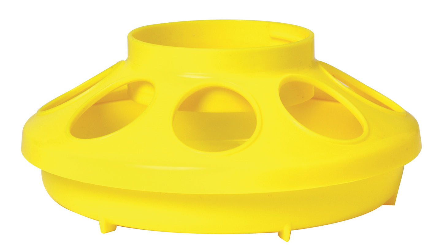 Little Giant 1 Quart Plastic Feeder Base | Gravity-Feed Chick Feeder