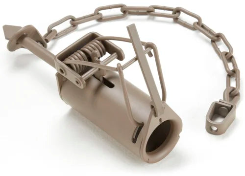 Duke Dog-Proof Raccoon Trap | Foot-Hold Restraining Device, Steel Coil Spring Design