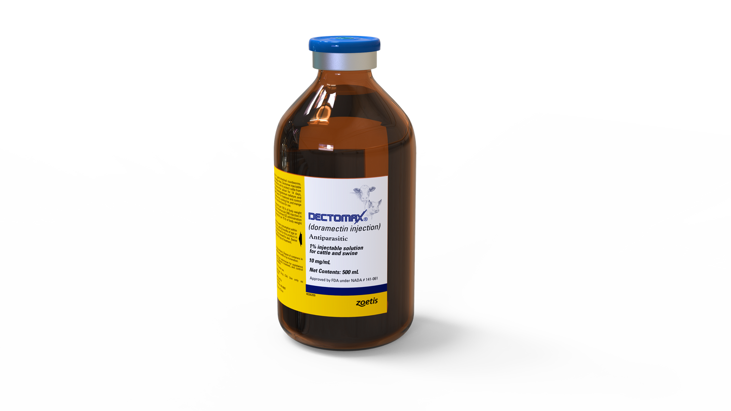 Zoetis Dectomax Injectable Solution for Cattle & Swine – Parasite Control