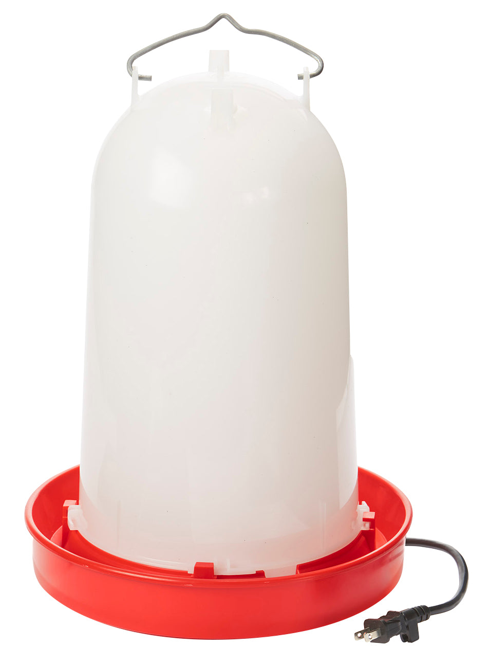 API Heated Chicken Waterer | Thermostatically-Controlled Poultry Waterer | 3 Gallon