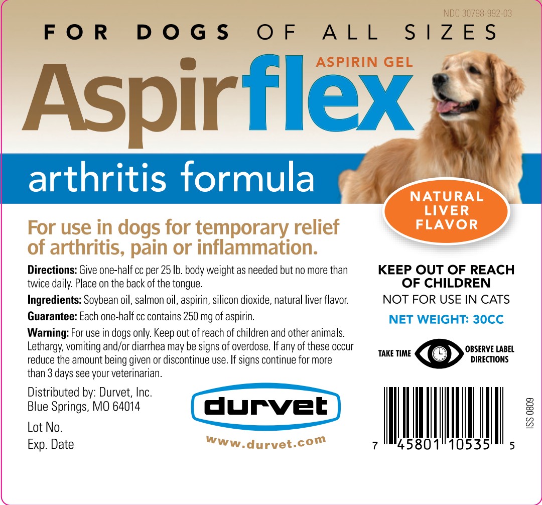 Durvet AspirFlex Aspirin Gel for Dogs – Arthritis Inflammation Relief