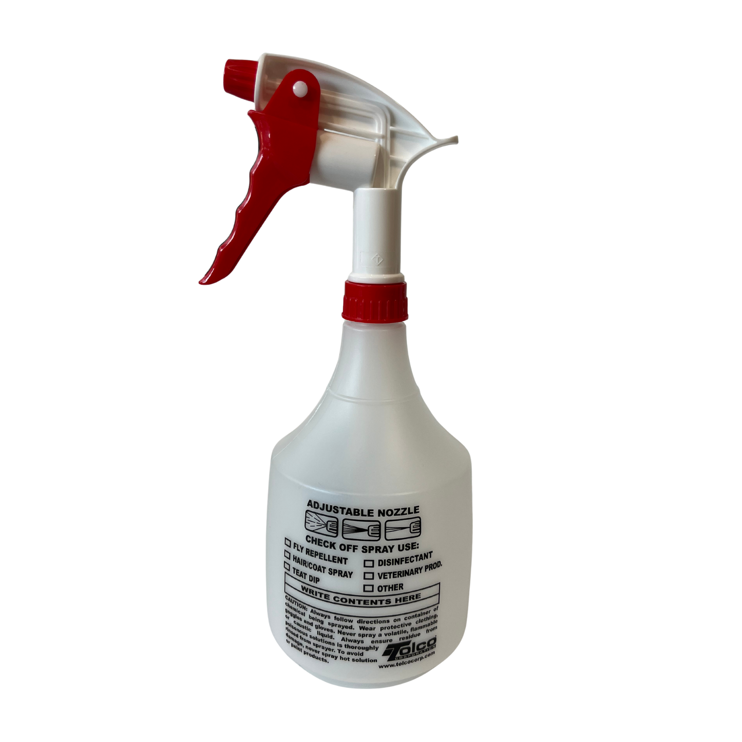 TALCO Premium Sprayer Bottle | 32 oz Adjustable Spray Bottle for Livestock & Barn Use