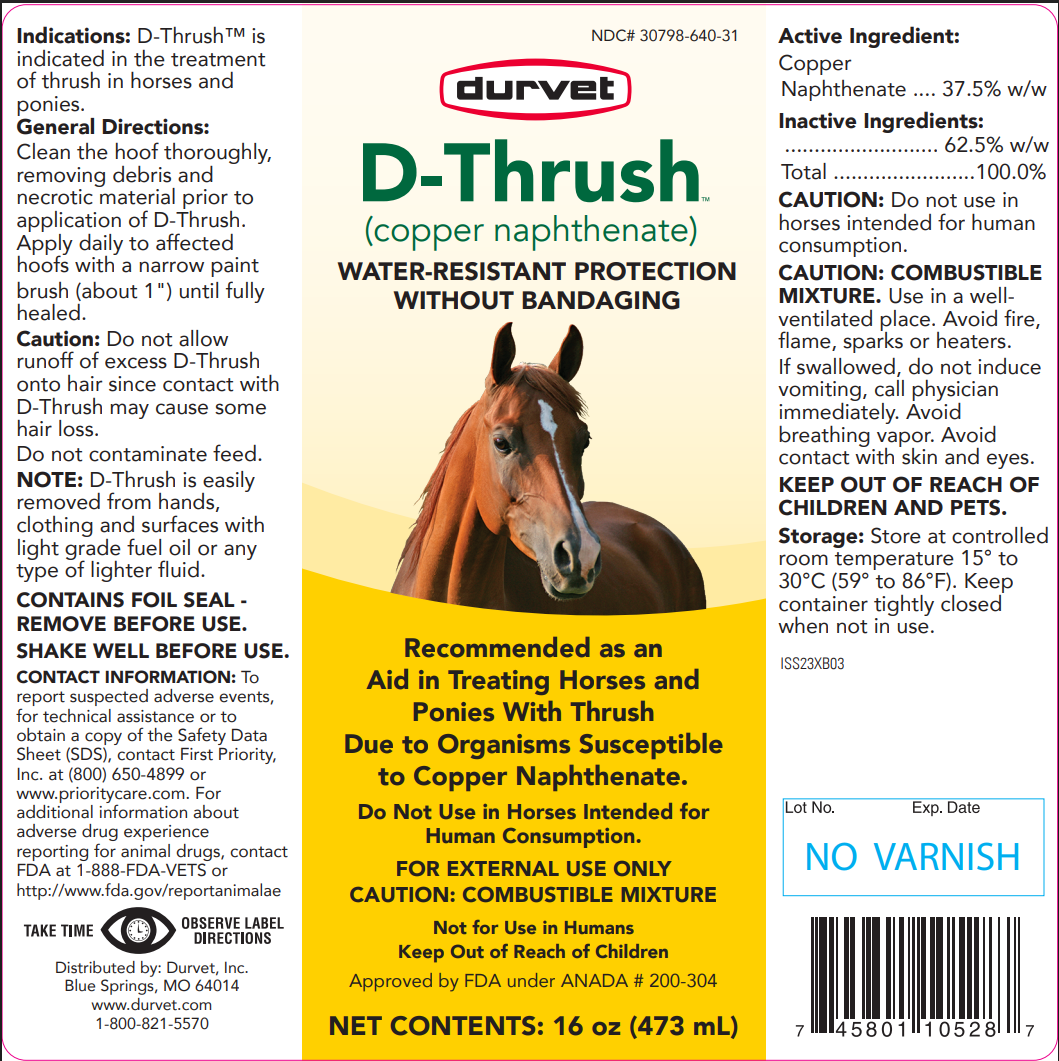 Durvet D-Thrush | Horse Hoof Thrush Treatment 16 oz