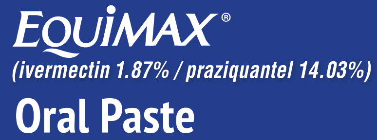 Equimax Horse Dewormer Paste | Ivermectin 1.87% & Praziquantel 14.03% | Apple Flavor | 1320 lb Dose