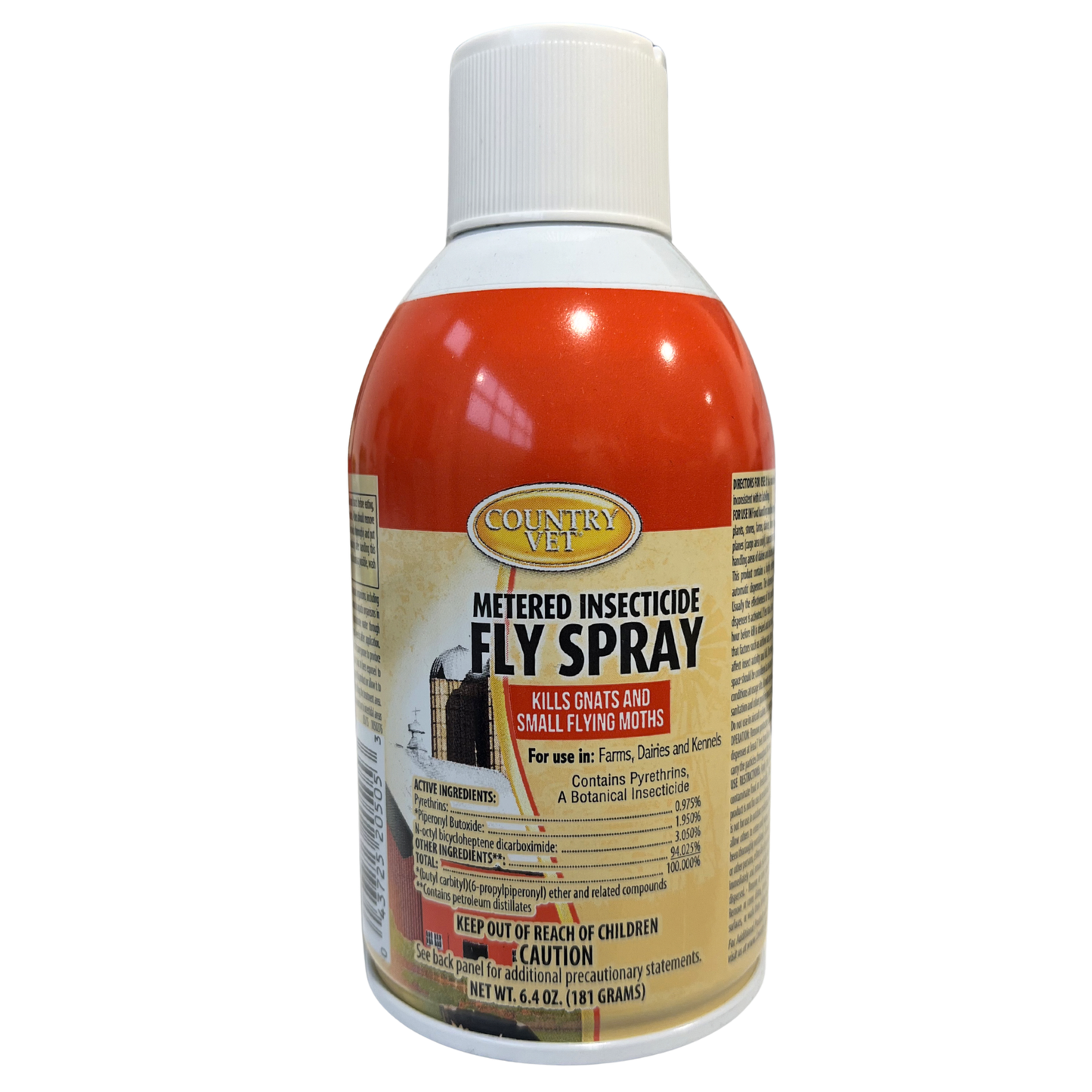 Country Vet Metered Insecticide Fly Spray | 30-Day Refill 6.4 oz.