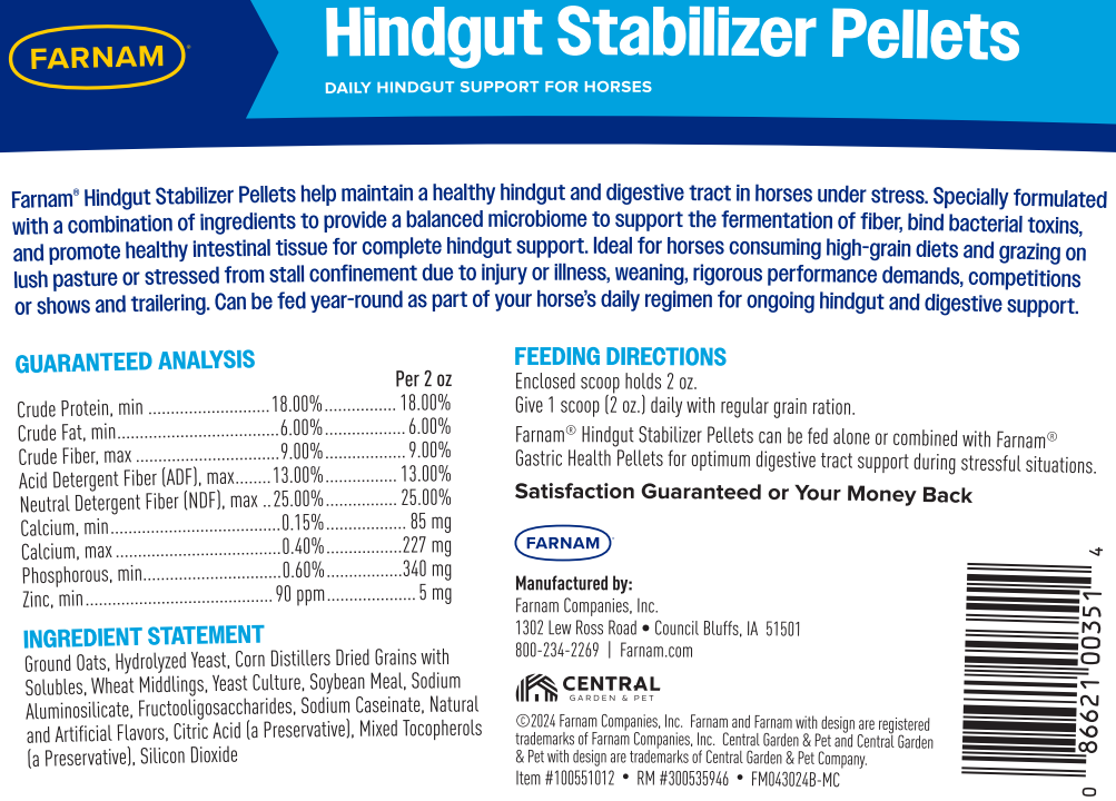 Farnam Hindgut Stabilizer Pellets for Horses | Digestive Support
