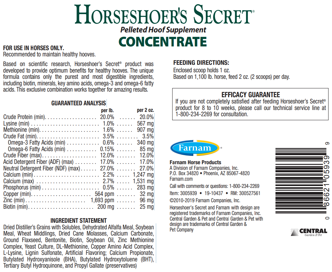 Farnam Horseshoer’s Secret Concentrate Hoof Supplement | Healthy Hoof Support