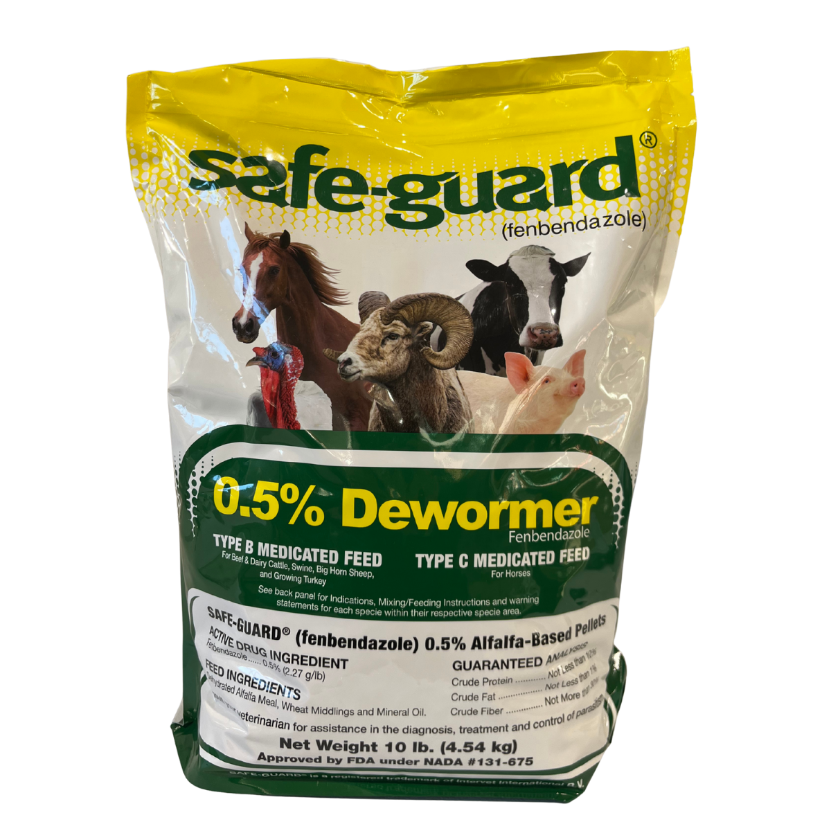 SafeGuard Cattle Dewormer Pellets 0.5% Fenbendazole
