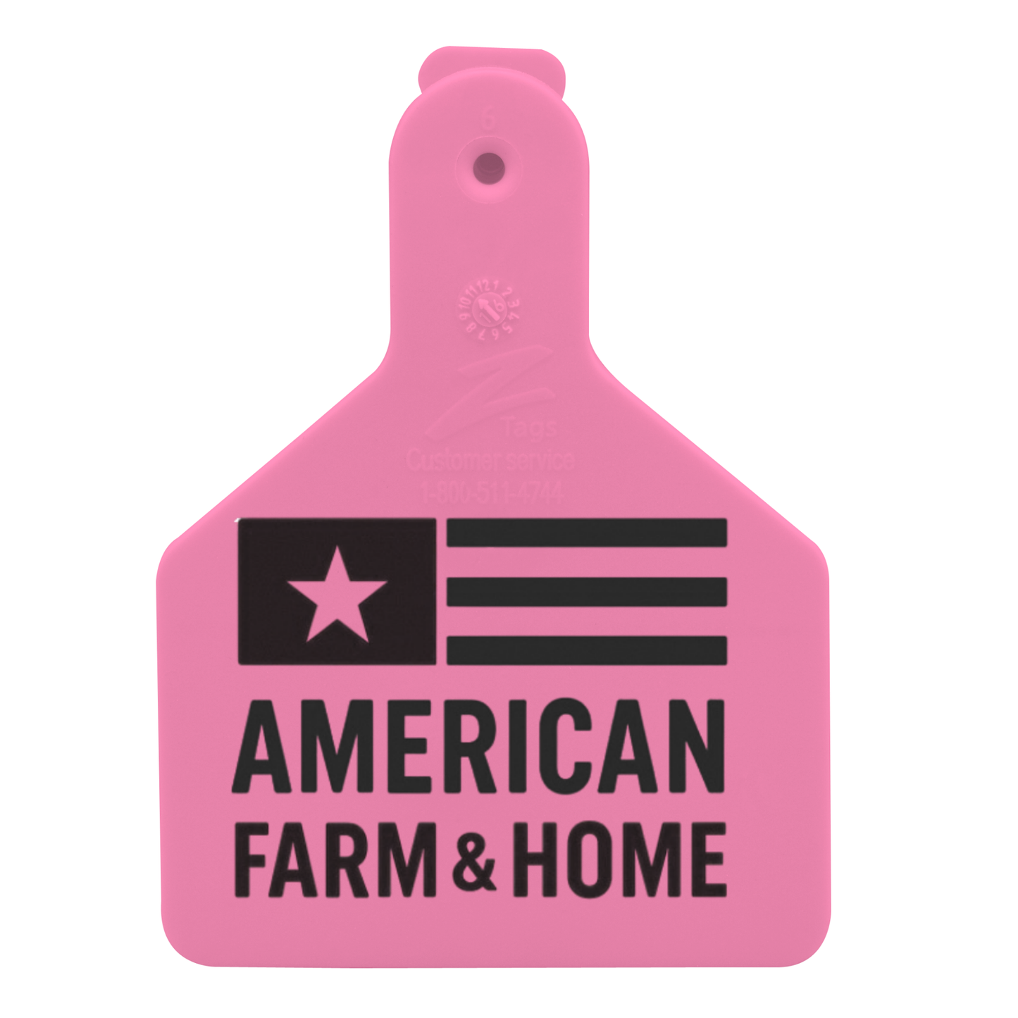 Z Tags One-Piece No-Snag Calf ID Ear Tag – Blanks, Numbers & Custom Print