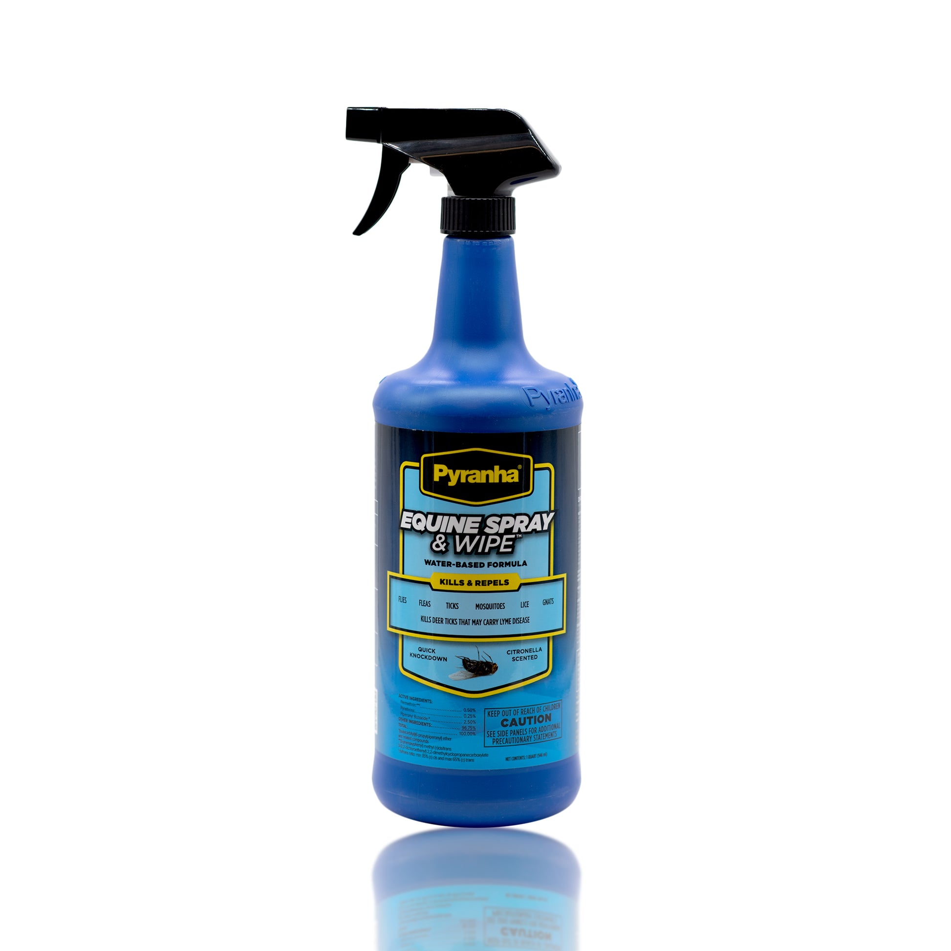 Pyranha Equine Spray N’ Wipe | Water-Based Horse Fly Spray