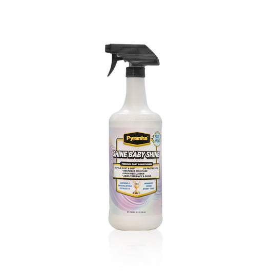 Pyranha Shine Baby Shine Horse Coat Spray – Lustrous Show Ring Shine