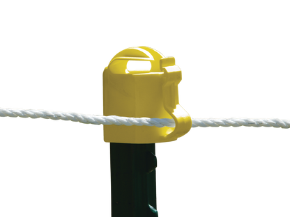 Patriot Yellow T-Post Topper Insulator - Pack of 10