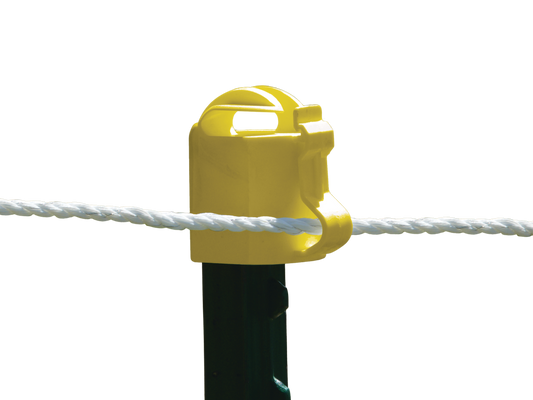 Patriot Yellow T-Post Topper Insulator - Pack of 10