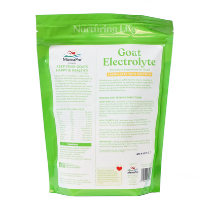 Manna Pro Goat Electrolyte | 1 lb Hydration Supplement for Goats
