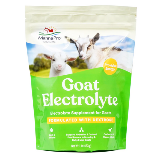 Manna Pro Goat Electrolyte | 1 lb Hydration Supplement for Goats