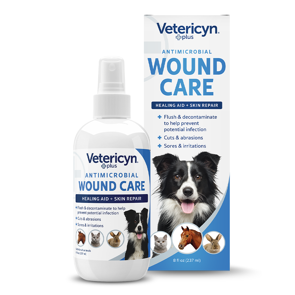 Vetericyn Plus Antimicrobial Wound & Skin Care Spray | Fast Healing Aid for All Animals