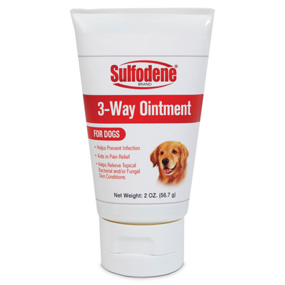 Sulfodene 3-Way Ointment for Dogs | First Aid, Hot Spot & Wound Care, 2 oz.