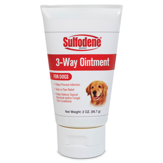 Sulfodene 3-Way Ointment for Dogs | First Aid, Hot Spot & Wound Care, 2 oz.
