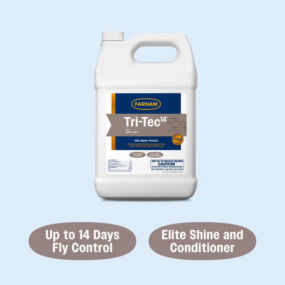 Farnam Tri-Tec 14 Horse Fly Spray Water-Based Plus Ticks & Mosquitoes