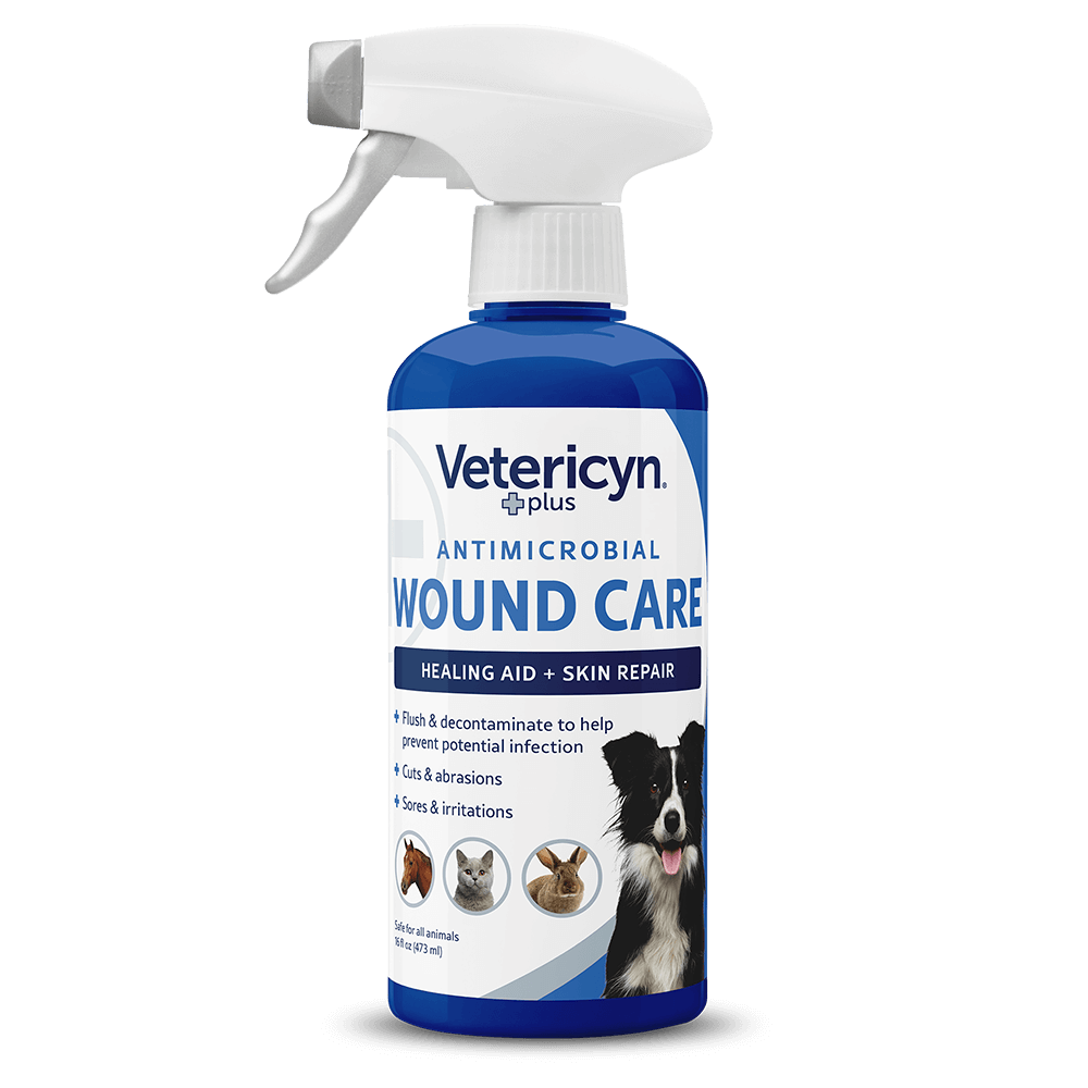 Vetericyn Plus Antimicrobial Wound & Skin Care Spray | Fast Healing Aid for All Animals