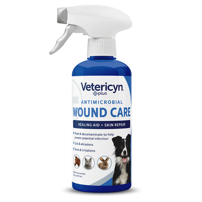 Vetericyn Plus Antimicrobial Wound & Skin Care Spray | Fast Healing Aid for All Animals