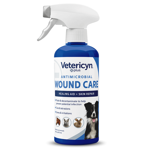 Vetericyn Plus Antimicrobial Wound & Skin Care Spray | Fast Healing Aid for All Animals