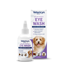 Vetericyn Plus Antimicrobial Eye Wash | Non-Stinging Eye Irritation & Tear Stain Relief for Pets | 3 oz.