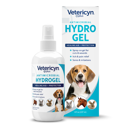 Vetericyn Plus Antimicrobial Hydrogel | Soothing Wound Protection for All Animals