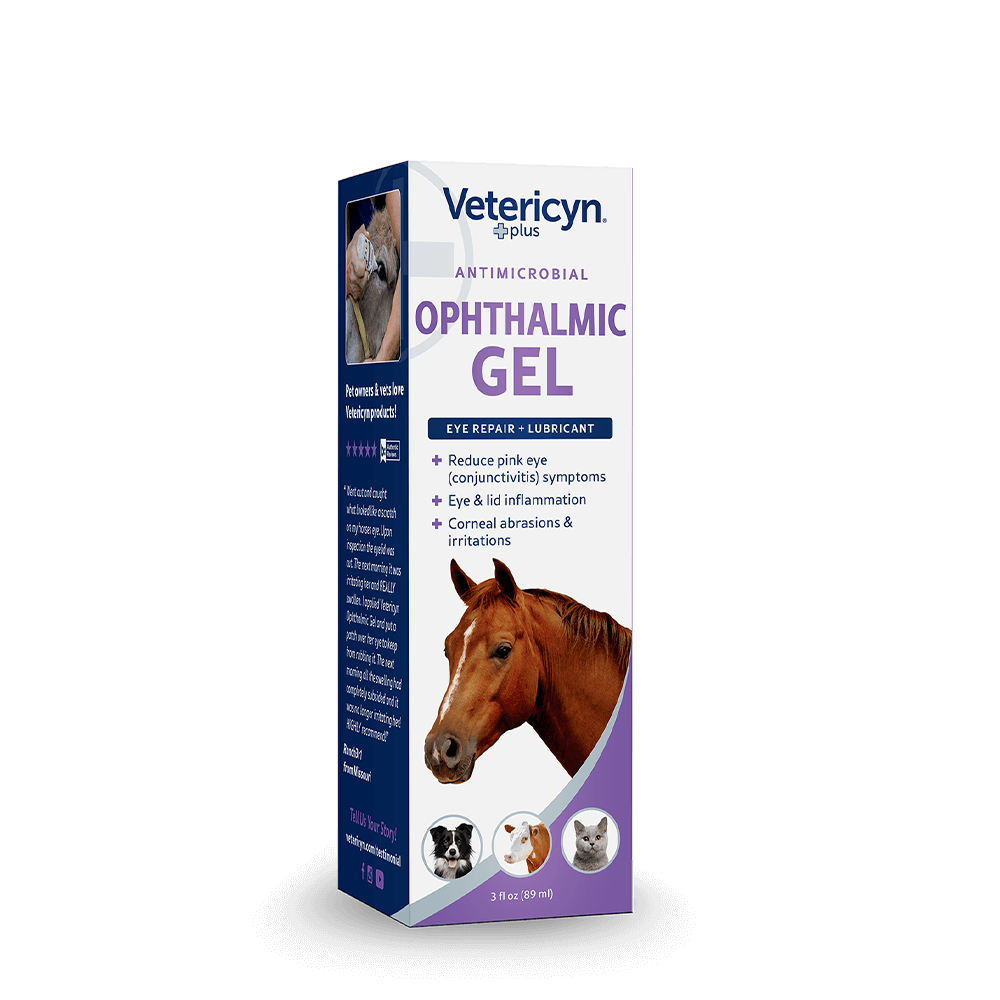 Vetericyn Plus Antimicrobial Ophthalmic Gel | Eye Relief for All Animals | 3 oz