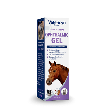 Vetericyn Plus Antimicrobial Ophthalmic Gel | Eye Relief for All Animals | 3 oz