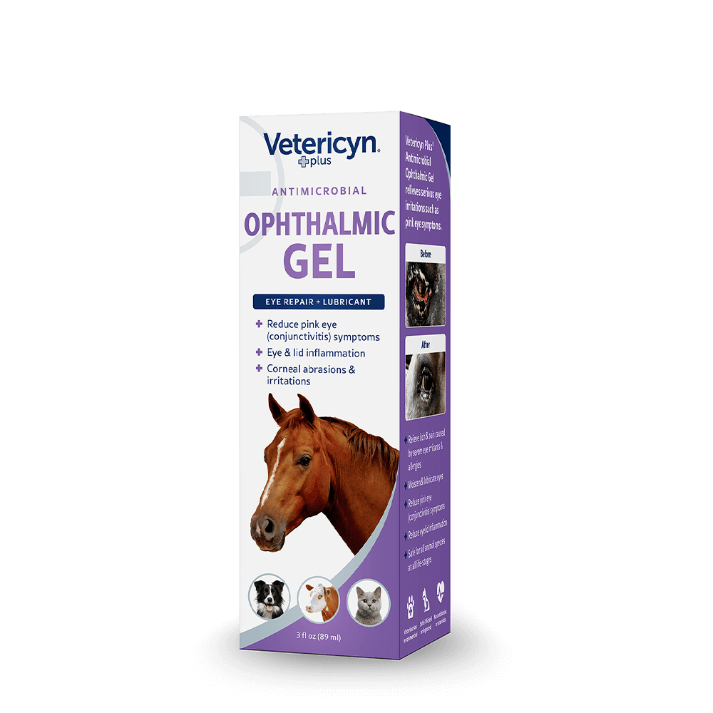 Vetericyn Plus Antimicrobial Ophthalmic Gel | Eye Relief for All Animals | 3 oz