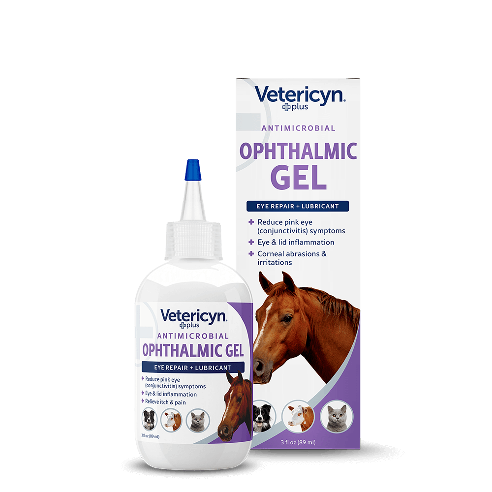 Vetericyn Plus Antimicrobial Ophthalmic Gel | Eye Relief for All Animals | 3 oz