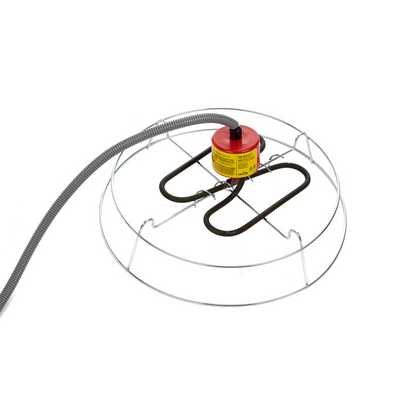 API Sinking De-Icer | 1500W Livestock Tank Heater with Thermostat & Metal Guard | For 100–300 Gallon