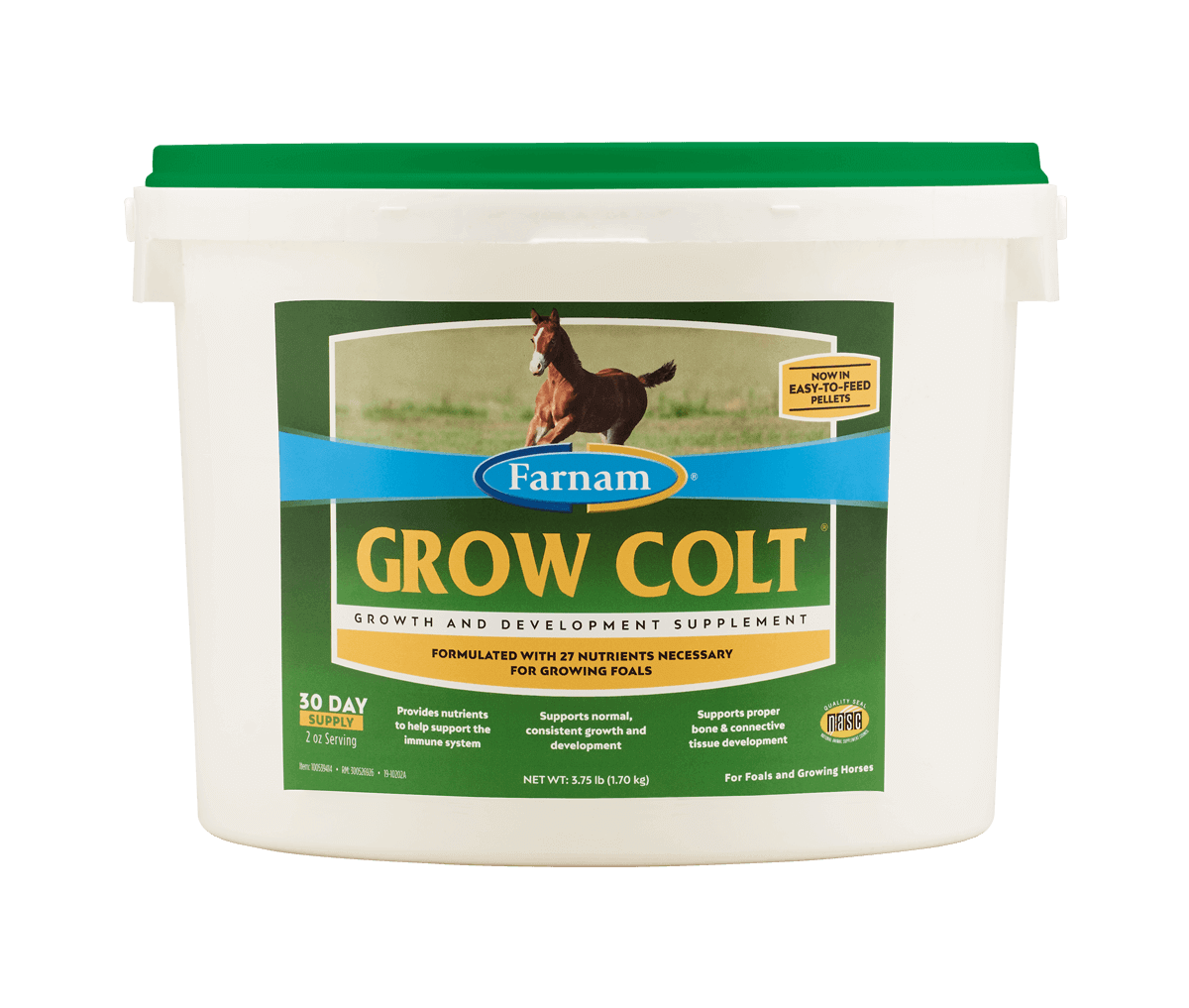 Farnam Grow Colt Foal Growth & Development Supplement, 3.75 lb Pellets