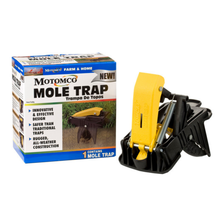 Motomco Mole Trap | Heavy-Duty Reusable Mole Trap, Foot-Pedal Set, Made in USA