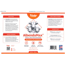 AlbendaMax 11.36% Albendazole Oral Dewormer for Cattle, Sheep & Goats