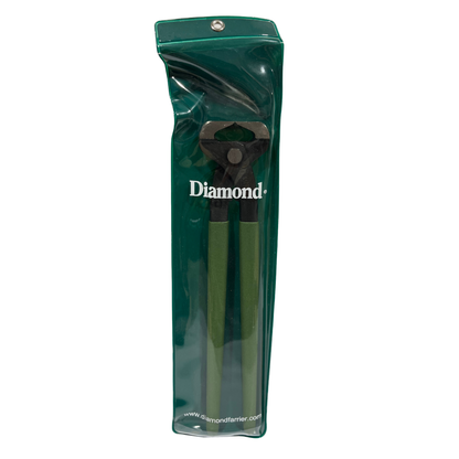 Diamond Farrier 14" Economy Hoof Nipper | Heat-Treated Steel with Plastic Grips