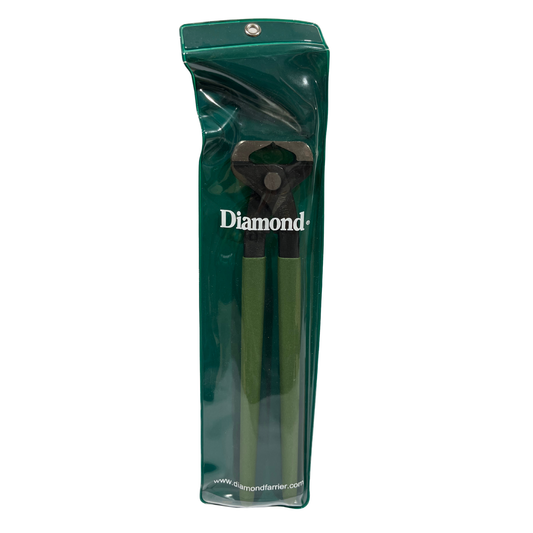 Diamond Farrier 14" Economy Hoof Nipper | Heat-Treated Steel with Plastic Grips