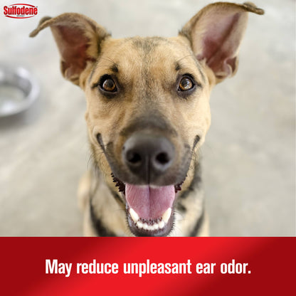 Sulfodene Ear Cleaner for Dogs & Cats | Antiseptic Formula with Aloe Vera | 4 oz.