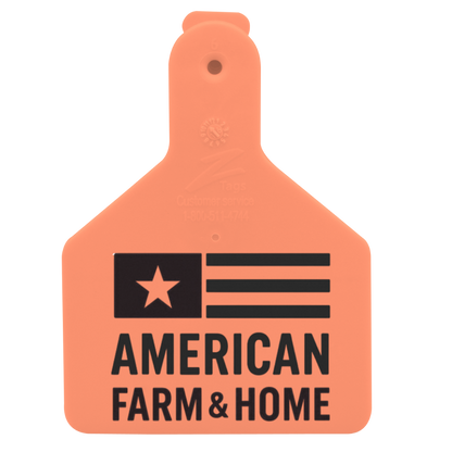 Z Tags One-Piece No-Snag Calf ID Ear Tag – Custom Print