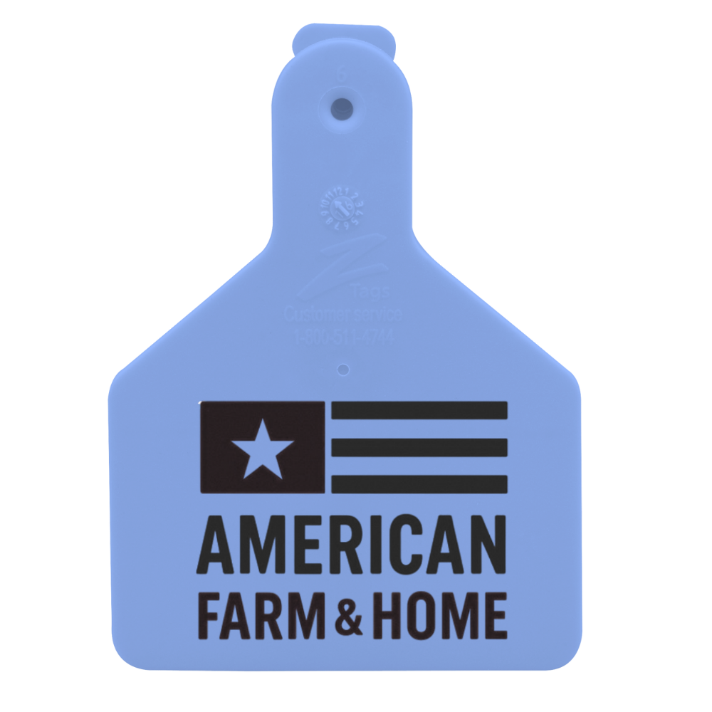 Z Tags One-Piece No-Snag Calf ID Ear Tag – Custom Print