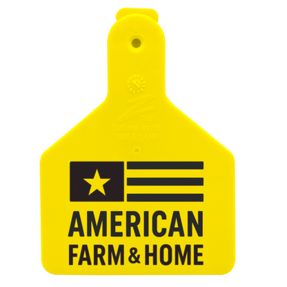 Z Tags One-Piece No-Snag Calf ID Ear Tag – Custom Print