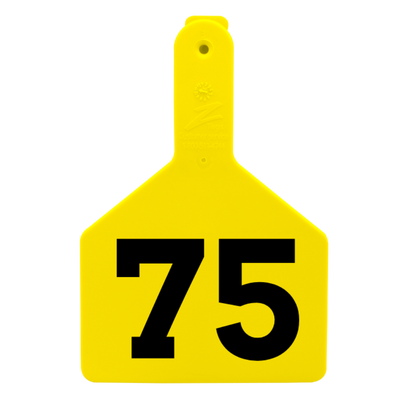 Z Tags One-Piece No-Snag Cow ID Ear Tag – Colors, Numbers & Custom Print