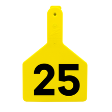 Z Tags One-Piece No-Snag Cow ID Ear Tag – Colors, Numbers & Custom Print