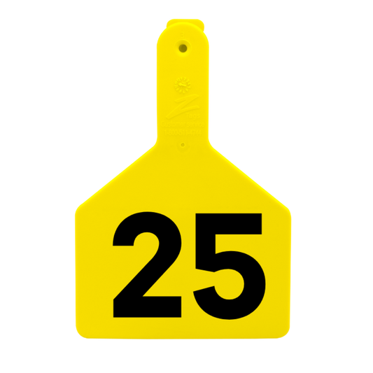 Z Tags One-Piece No-Snag Cow ID Ear Tag – Colors, Numbers & Custom Print