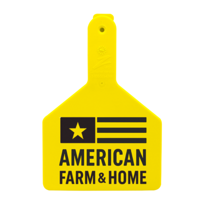 Z Tags One-Piece No-Snag Cow ID Ear Tag – Colors, Numbers & Custom Print